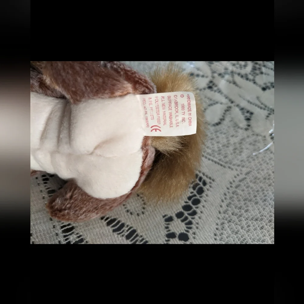 Vintage Retro Squirrel Plush Toy Kids Collectibles Nature Valentine Gift Decor